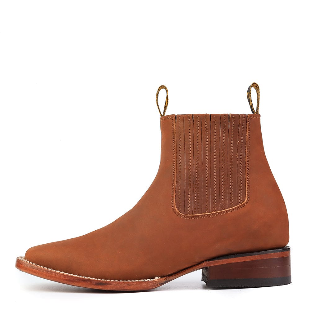 Botin Vaquero Crazy Horse Caoba