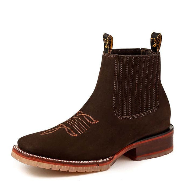 Botin Vaquero San Luis Cafe Para Hombre Bayo Boots – Guga Boots